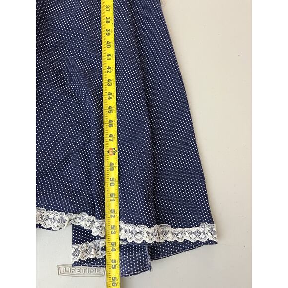 Vtg Cottage Prairie Romantic Victorian Edwardian Inspired Dress M Farm Country - Picture 14 of 15